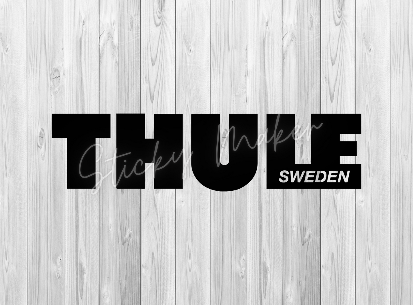 Thule Replacement Decal | Thule Sticker | Thule Vinyl Decal | Fairing Bike Rack Roof Rack Cargo Carrier Roof Box Roof Carrier Bike Yakima - Sticky Maker