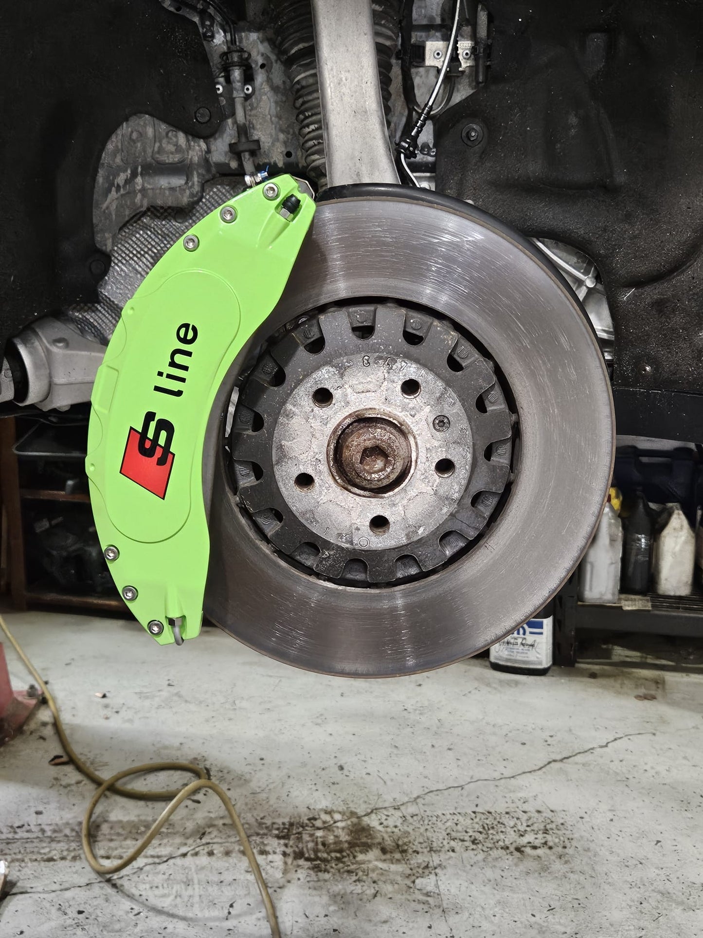 6x Audi SLine Brake Caliper Decals | Replacement Brake Stickers Audi Quattro S Line | 3 Sizes