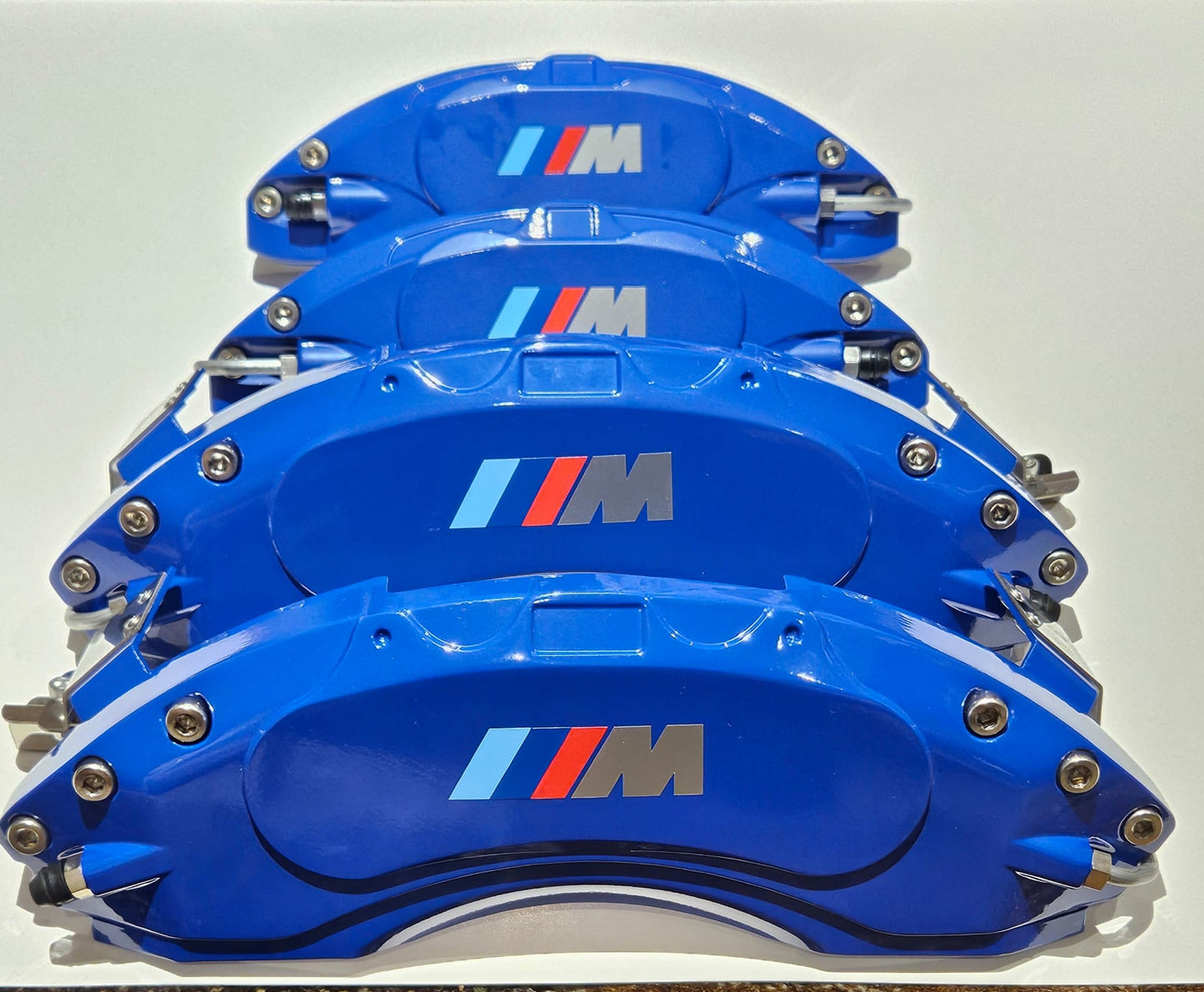 6x BMW 4 Color Brake Caliper Decals | Replacement Brake Stickers BMW Power | 3 Sizes