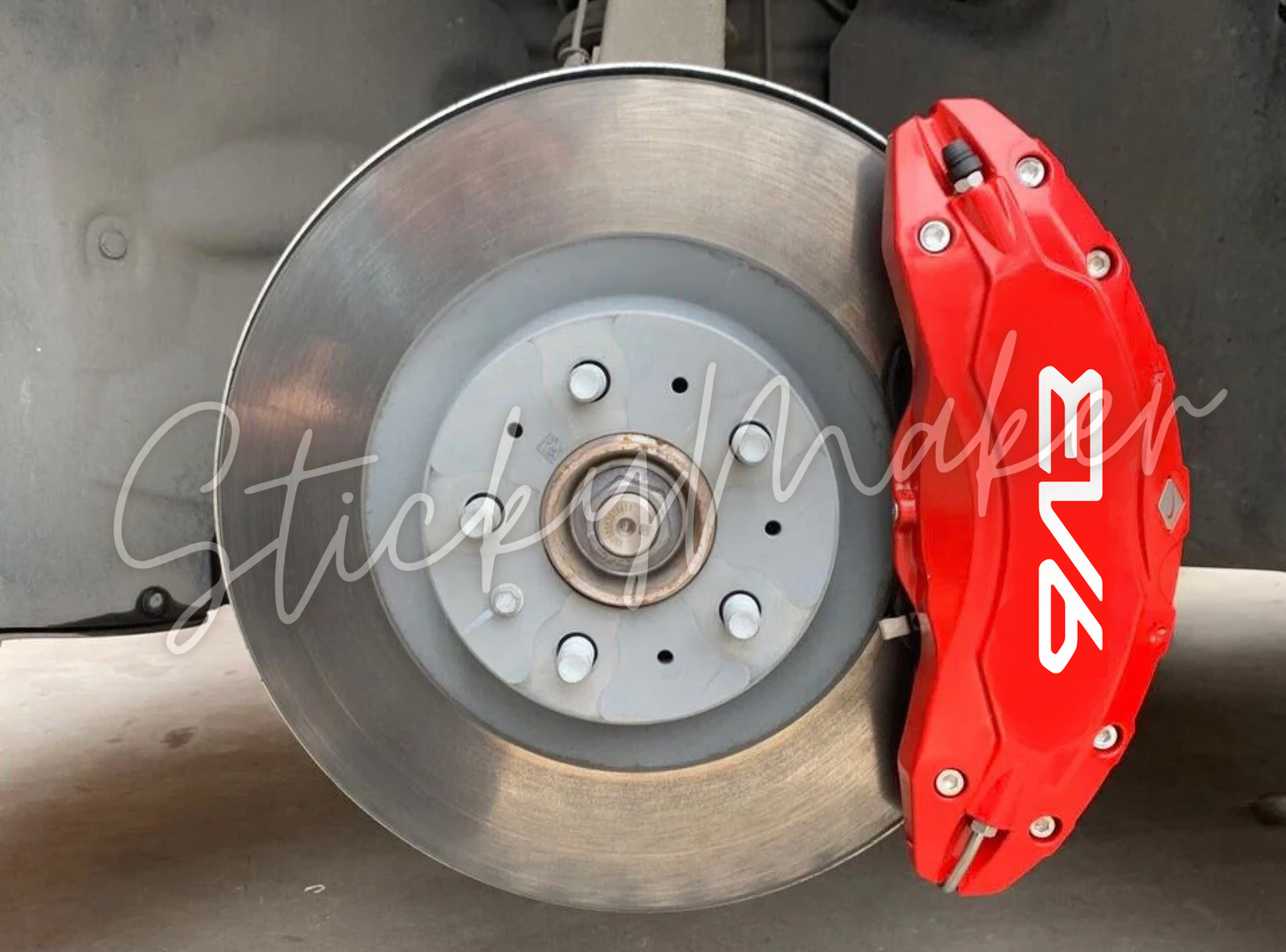 8x KIA EV6 Brake Caliper Decals | Vinyl Sticker Decal | KIA EV6 EV - Sticky Maker