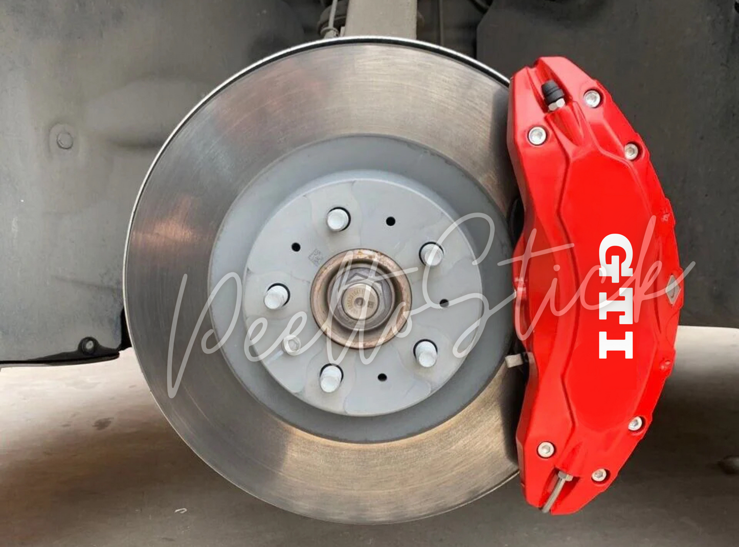 8x Volkswagen GTI Brake Caliper Decals | Vinyl Stickers GTI Golf Volkswagen - Sticky Maker