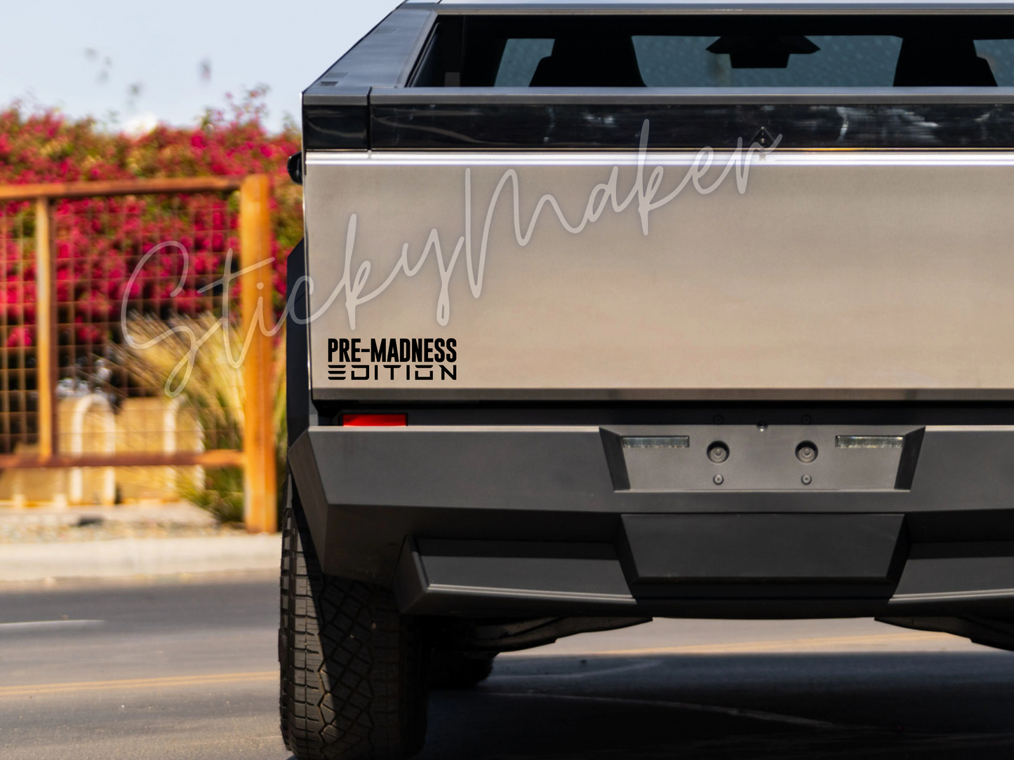 Pre-Madness Edition Vinyl Decal | Bumper Sticker | Anti Elon Tesla | Waterproof | Fuck Elon | 63 Colors Anti-Elon Tesla Pre Madness