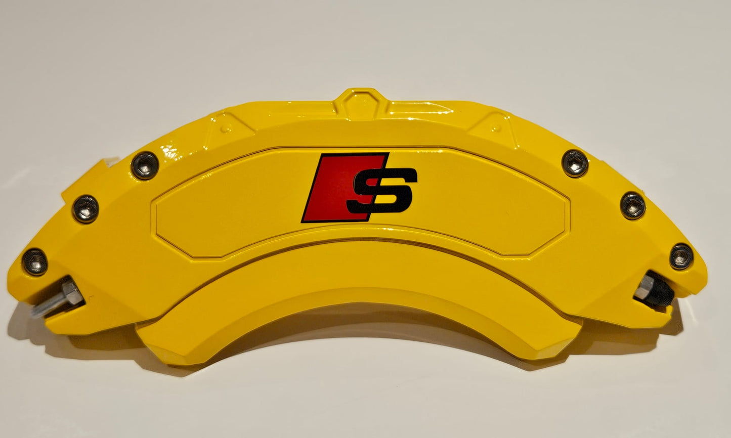 6x Audi SLine Brake Caliper Decals | Replacement Brake Stickers Audi Quattro S Line | 3 Sizes