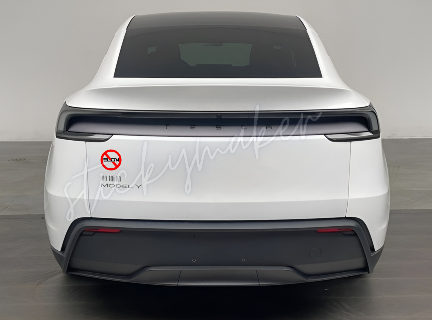 Anti Elon Vinyl Decal | Bumper Sticker | Anti-Elon Musk Tesla Car | Anti Elon Tesla | F-Elon Anti-Elon F Elon F-Elon Felon