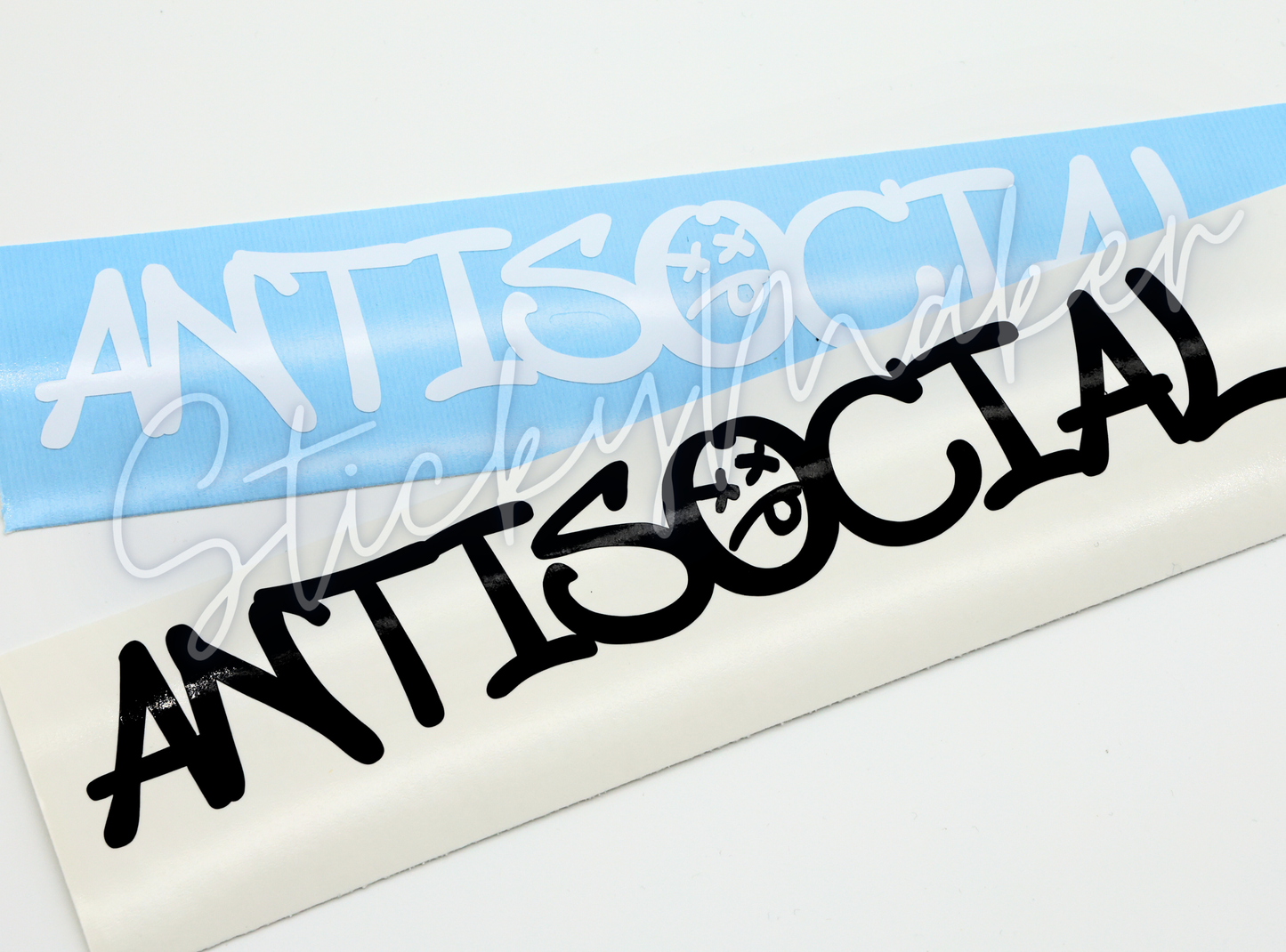 Antisocial Vinyl Decal – Perfect for Introverts & Lone Wolves JDM