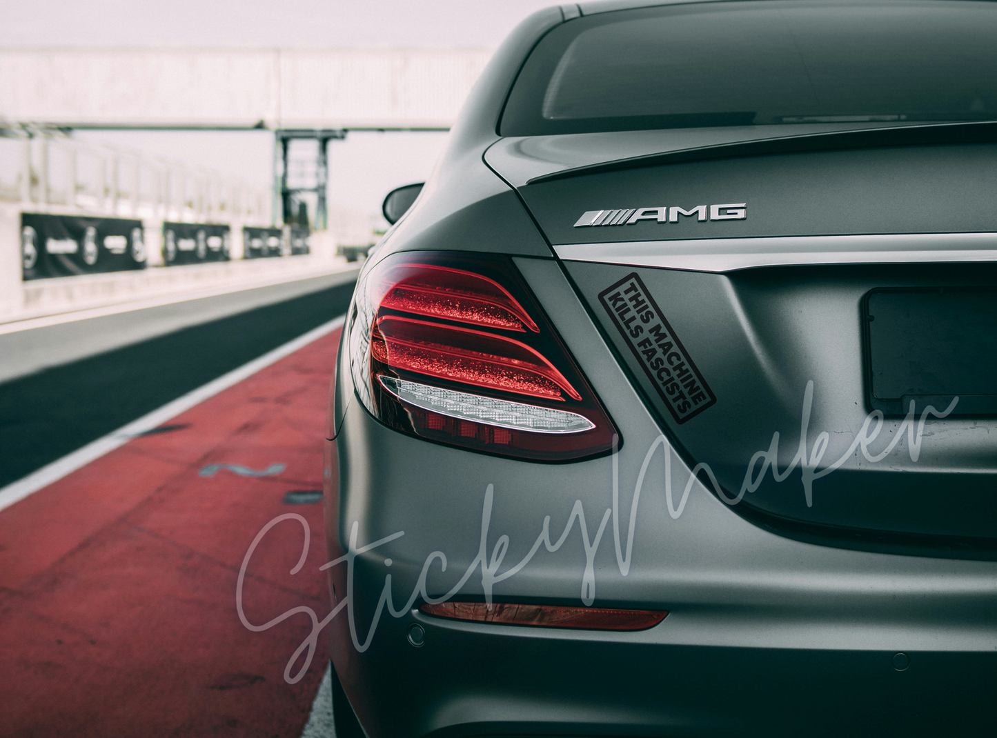 This Machine Kills Fascists Vinyl Decal – Anti-Fascism Stickers | Political Protest Decal | Weatherproof Bumper Sticker | Sticker