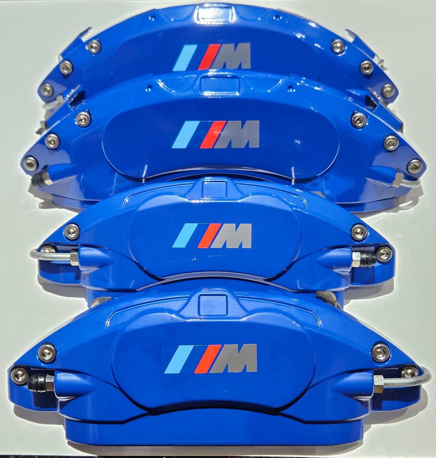 6x BMW 4 Color Brake Caliper Decals | Replacement Brake Stickers BMW Power | 3 Sizes