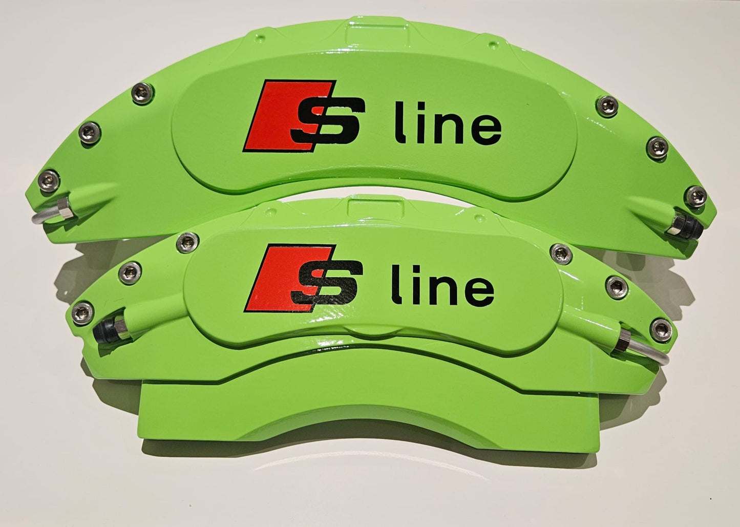 6x Audi SLine Brake Caliper Decals | Replacement Brake Stickers Audi Quattro S Line | 3 Sizes