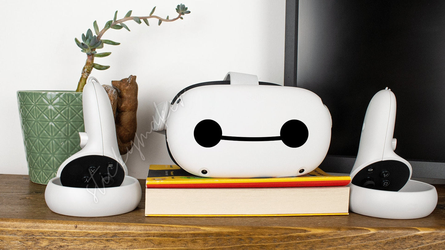 Baymax Oculus Quest / Quest 2 Vinyl Decal Sticker for Quest 2 VR Headset Virtual Reality Big Hero 6 - Sticky Maker