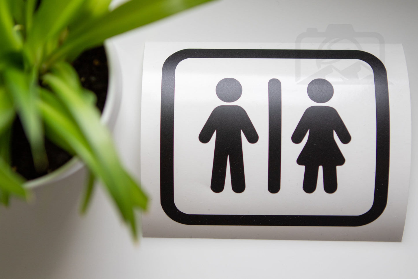 Bathroom Vinyl Decal | Classroom | Business | Restaurant | Office | Home | RV | Boat | Cottage | Powder Room | Condo - Sticky Maker