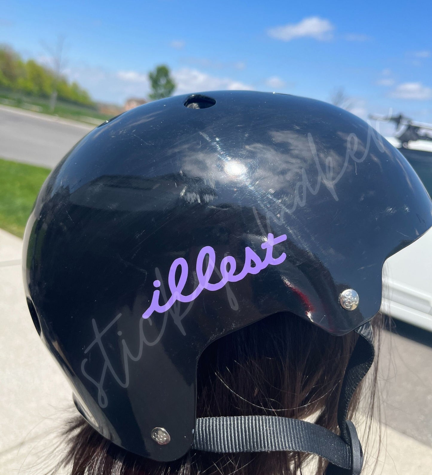 Set of 2: illest Vinyl Decal | Car Decal | Bike Decal | Helmet | Motorcycle | Waterbottle | Laptop | Phone | Cool Sticker | Window | Bumper - Sticky Maker