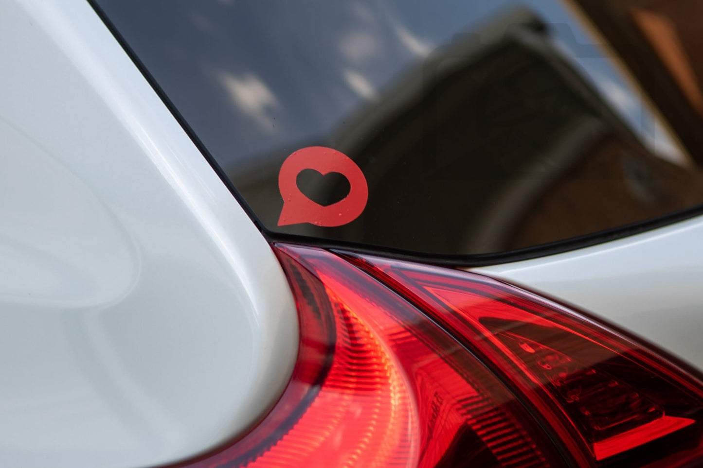 Set of 2: Instagram Heart Like Decal | Vinyl Sticker | Die-cut decal | Laptop Car Van Truck Bottle | Facebook Snapchat Tiktok Social Media - Sticky Maker