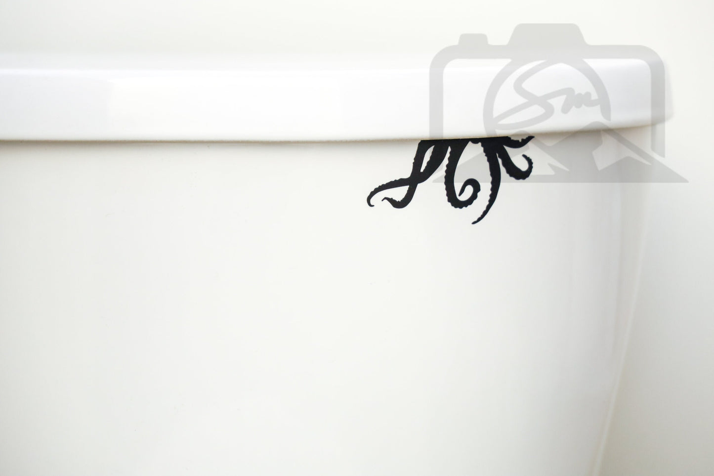 Set of 2: Kraken Vinyl Decal | Funny Toilet Sticker | Legendary Sea Monster | Car Van Truck | Laptop Water Bottle Mug Ipad | Easter Egg - Sticky Maker