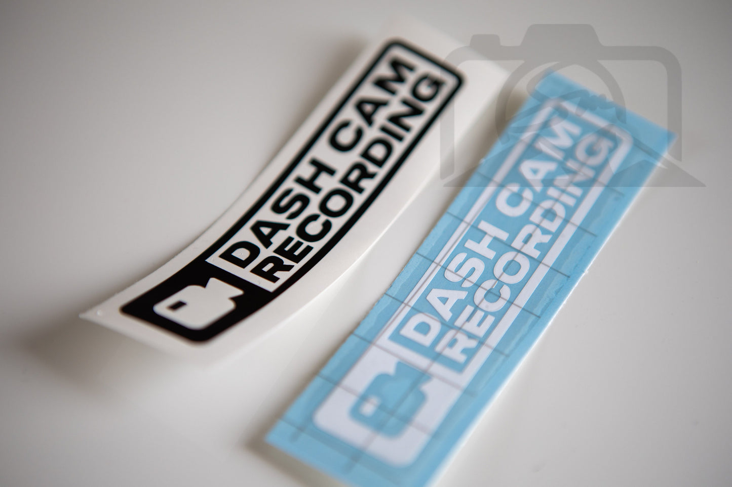 Set of 2: Dash Cam Recording Vinyl Decal | Dashcam Car Motorcycle Van Truck | Car Sticker Car Decal | Bumper Sticker | Dash Cam Recording - Sticky Maker