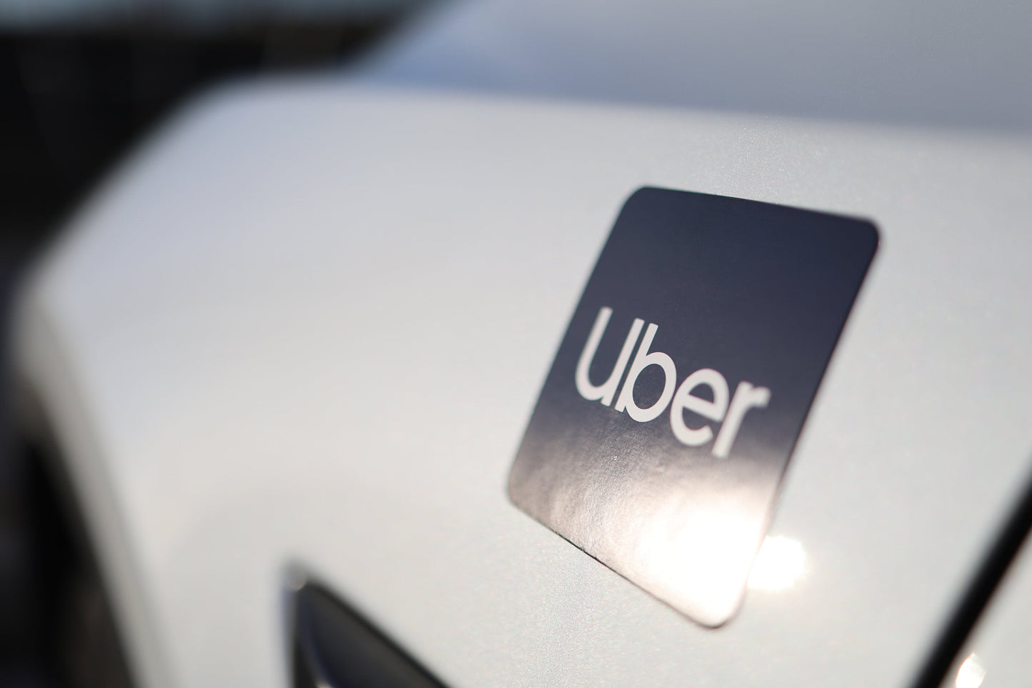 Uber Logo Magnet | Magnetic | Newest Uber Logo | Easy On and Off | 3"x3 Size | High Quality | Ridesharing Food Delivery - Sticky Maker