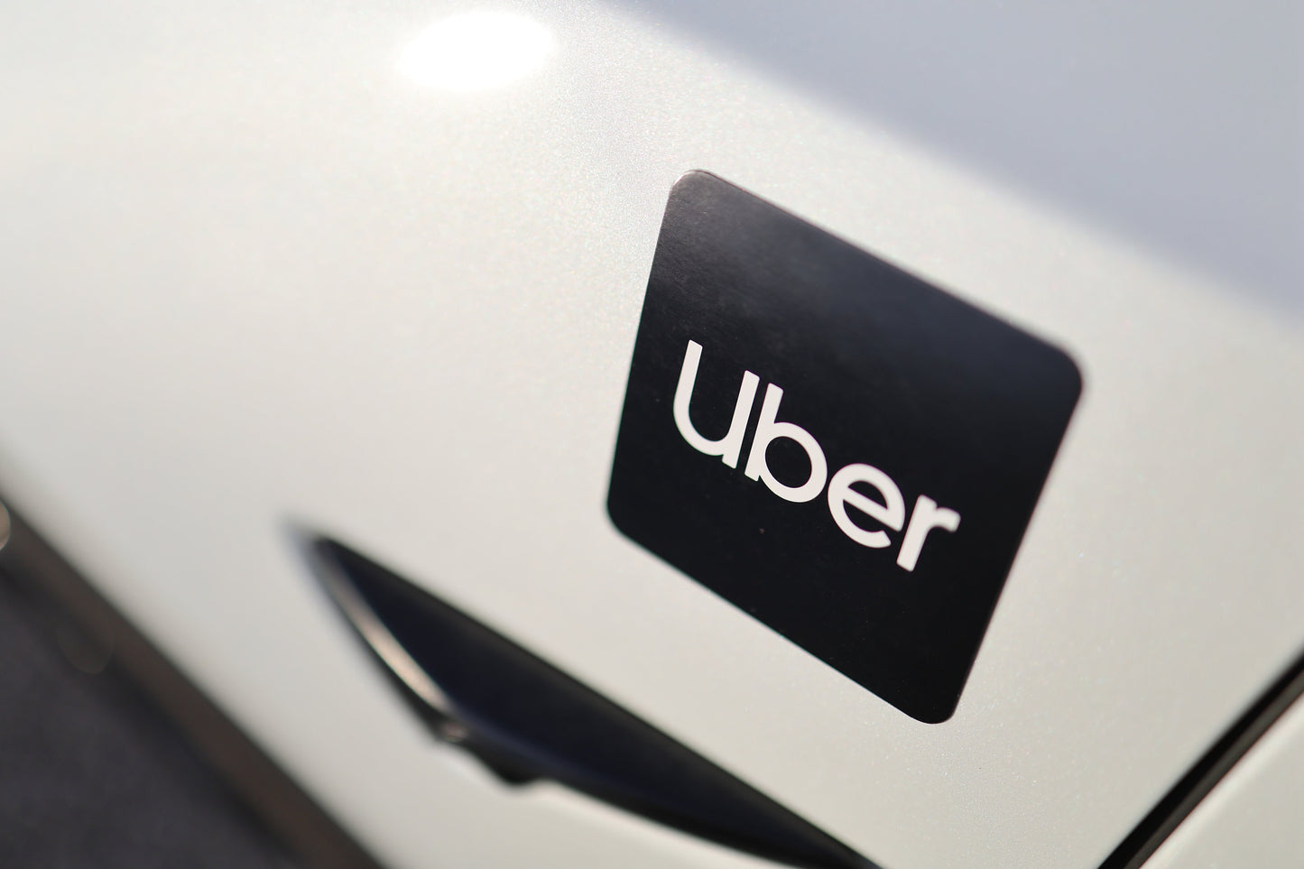 Uber Logo Magnet | Magnetic | Newest Uber Logo | Easy On and Off | 3"x3 Size | High Quality | Ridesharing Food Delivery - Sticky Maker