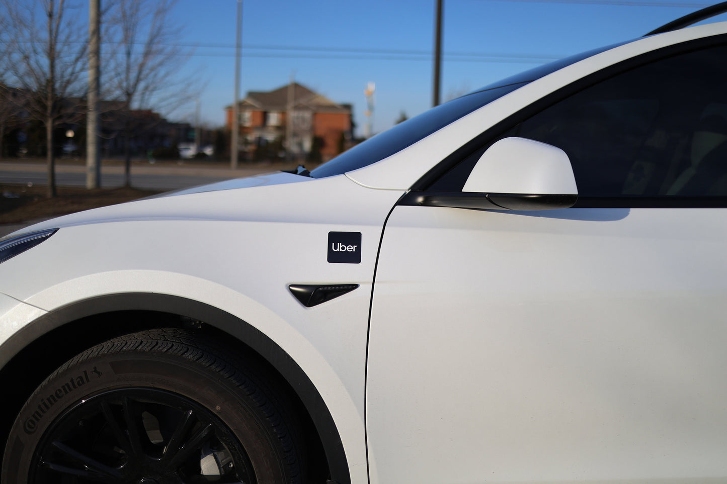 Uber Logo Magnet | Magnetic | Newest Uber Logo | Easy On and Off | 3"x3 Size | High Quality | Ridesharing Food Delivery - Sticky Maker