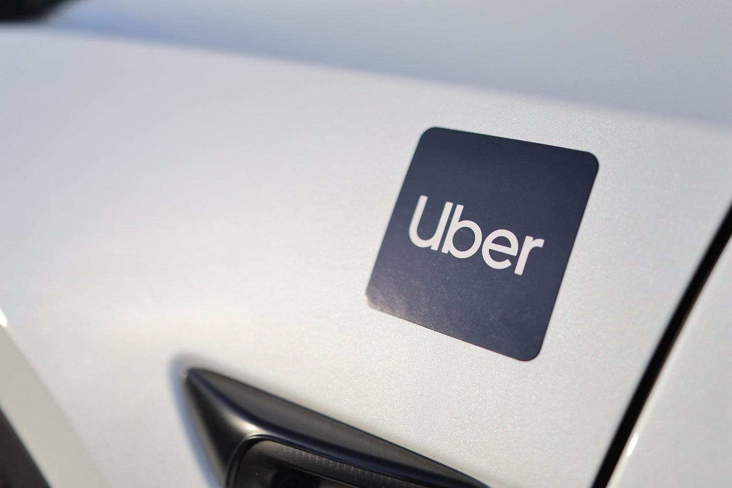 Uber Logo Magnet | Magnetic | Newest Uber Logo | Easy On and Off | 3"x3 Size | High Quality | Ridesharing Food Delivery - Sticky Maker