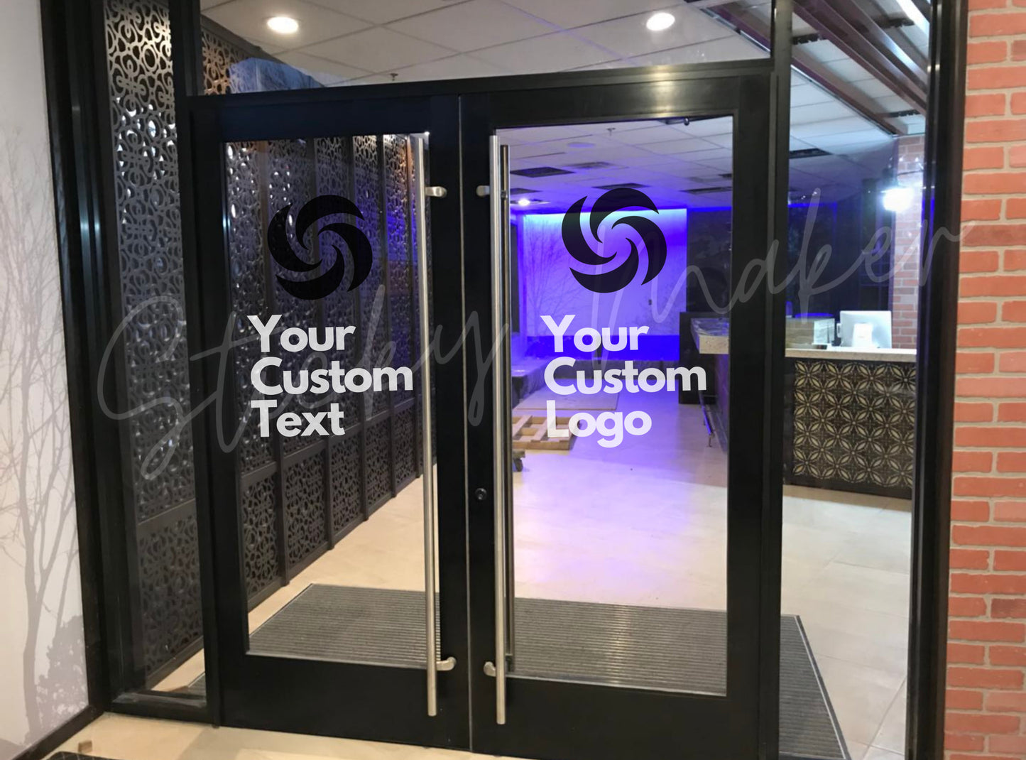 Custom Vinyl Decals | Custom Business Logo Design | Vinyl Logo or Lettering | Vinyl Sticker Decal | Store Business Restaurant School Home - Sticky Maker