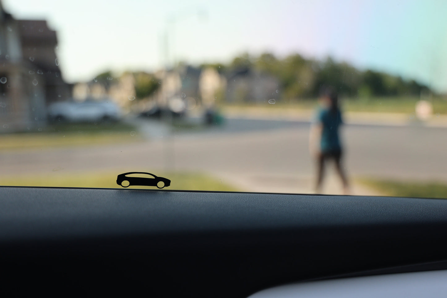 Set of 2: Tesla Model 3 Y Easter Egg Vinyl Decal | Vinyl Decal Sticker for Mirror Car Windshield Window Door Headlight Model Y Model 3 Tesla - Sticky Maker