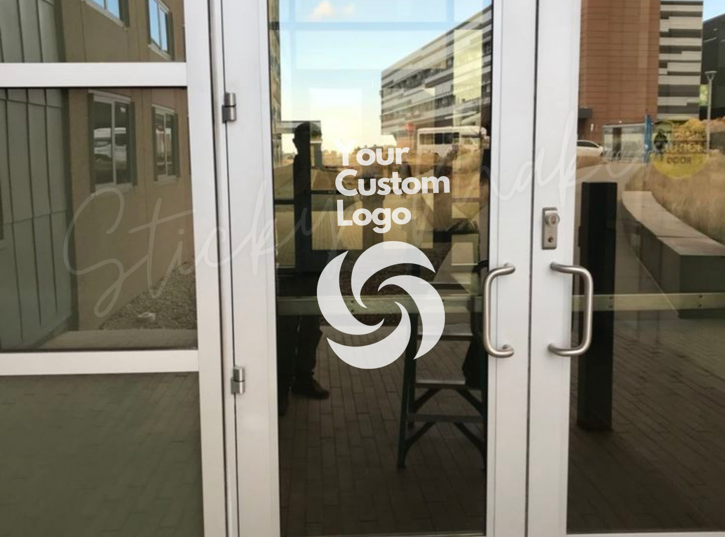 Custom Vinyl Decals | Custom Business Logo Design | Vinyl Logo or Lettering | Vinyl Sticker Decal | Store Business Restaurant School Home - Sticky Maker