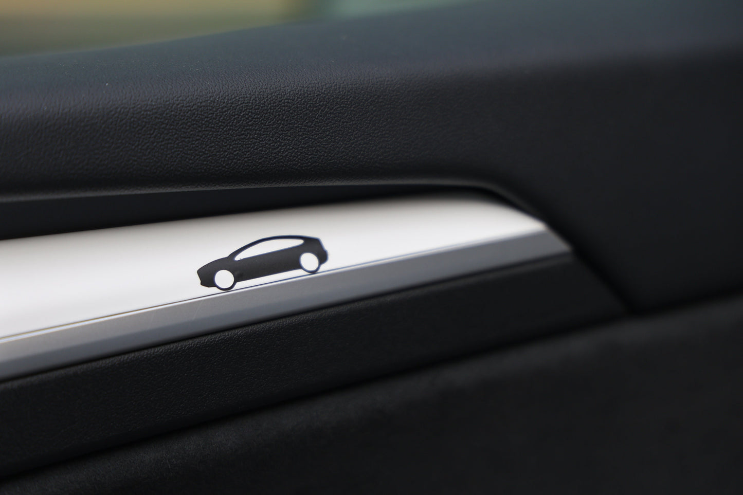 Set of 2: Tesla Model 3 Y Easter Egg Vinyl Decal | Vinyl Decal Sticker for Mirror Car Windshield Window Door Headlight Model Y Model 3 Tesla - Sticky Maker