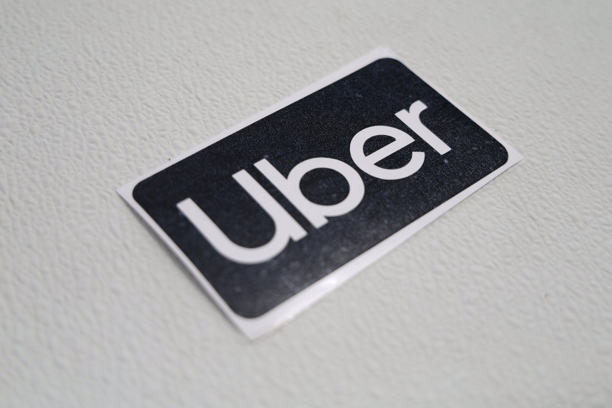 Set of 2: Uber Logo Half Size | Cut out Vinyl Decal Sticker | Black or White Designs | Newest Uber Logo | Transparent Text - Sticky Maker