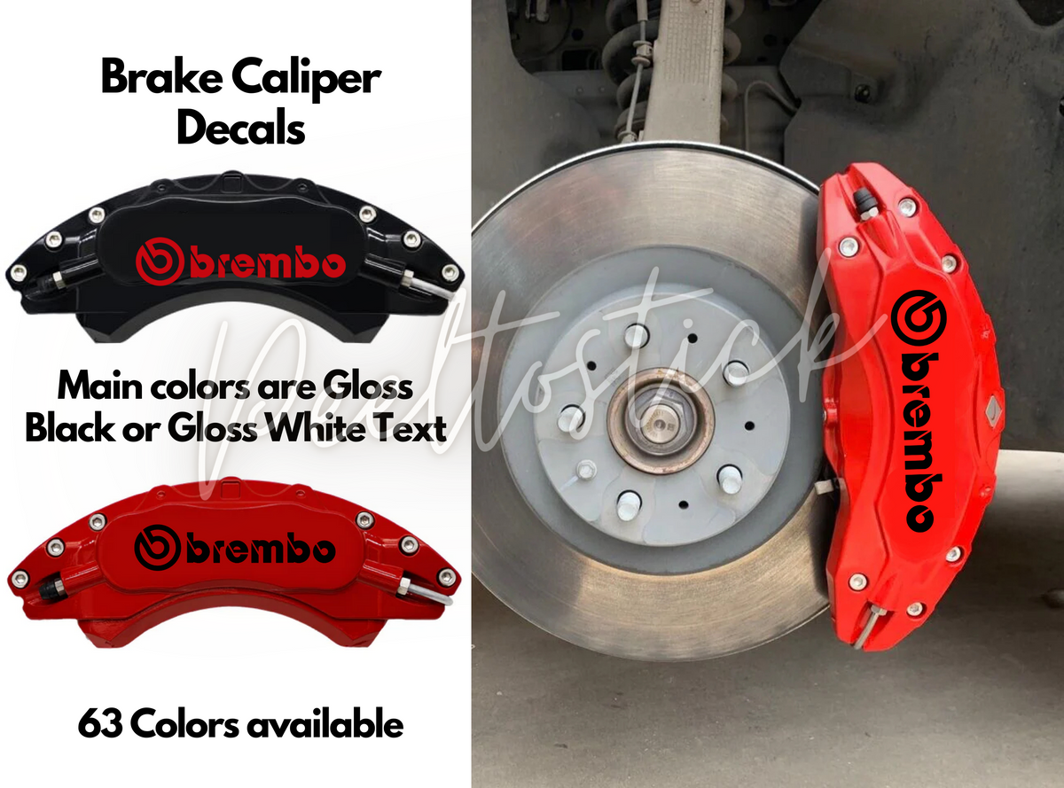 Bmw M Emblem 10x Brembo Brake Caliper Decal Stickers - 5 Different ...