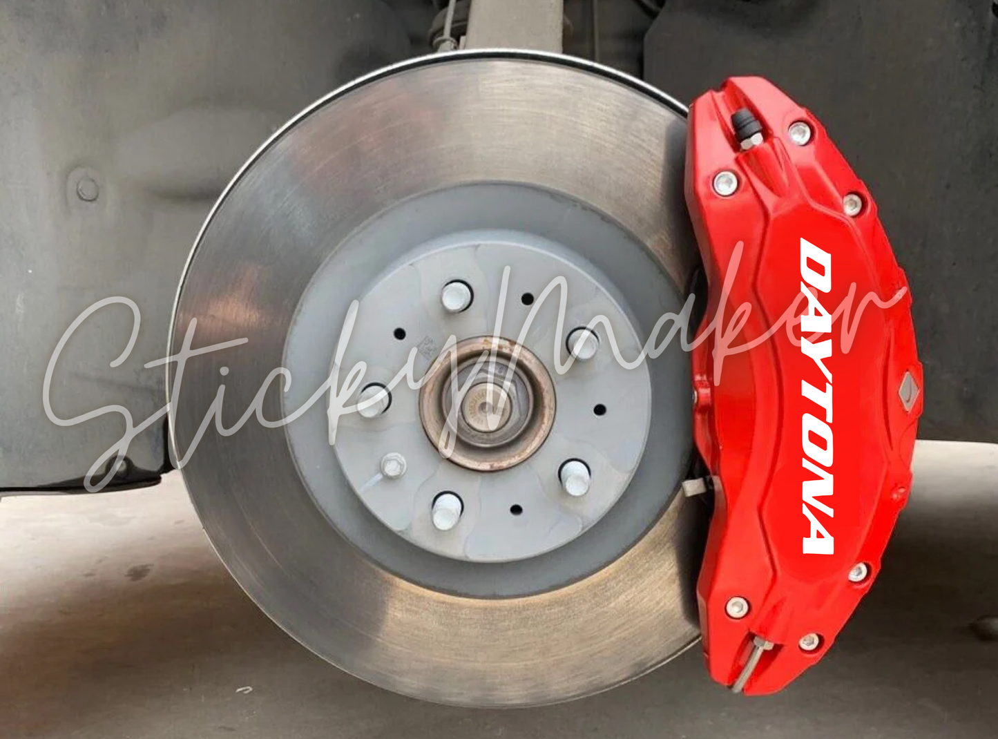 Daytona Brake Caliper Vinyl Decals - Set of 8