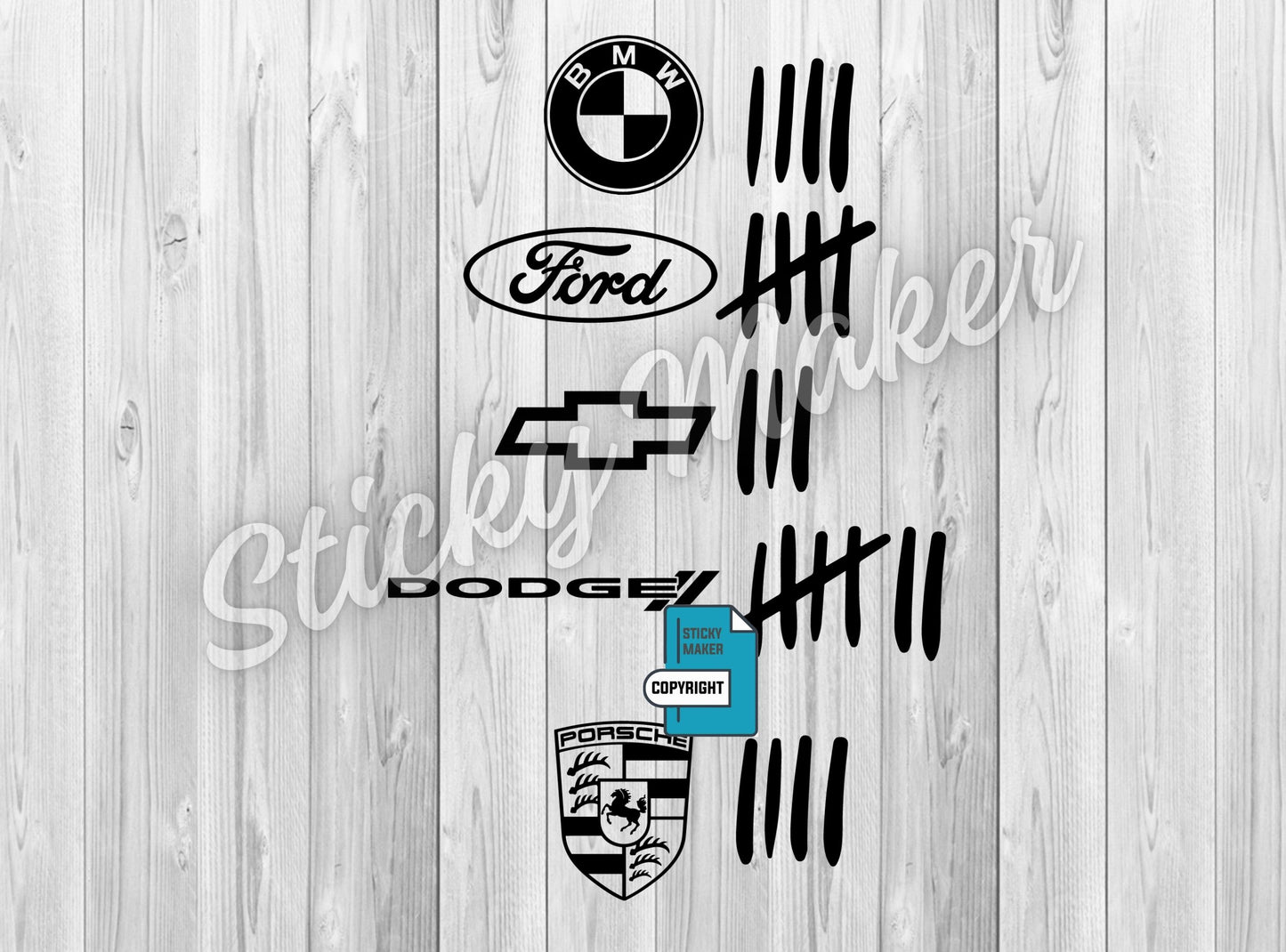 Tesla Race Tally Custom Vinyl Decal | Window Sticker Bumper Sticker | Funny Decal | Tesla Model Y Model 3 Model S Model X