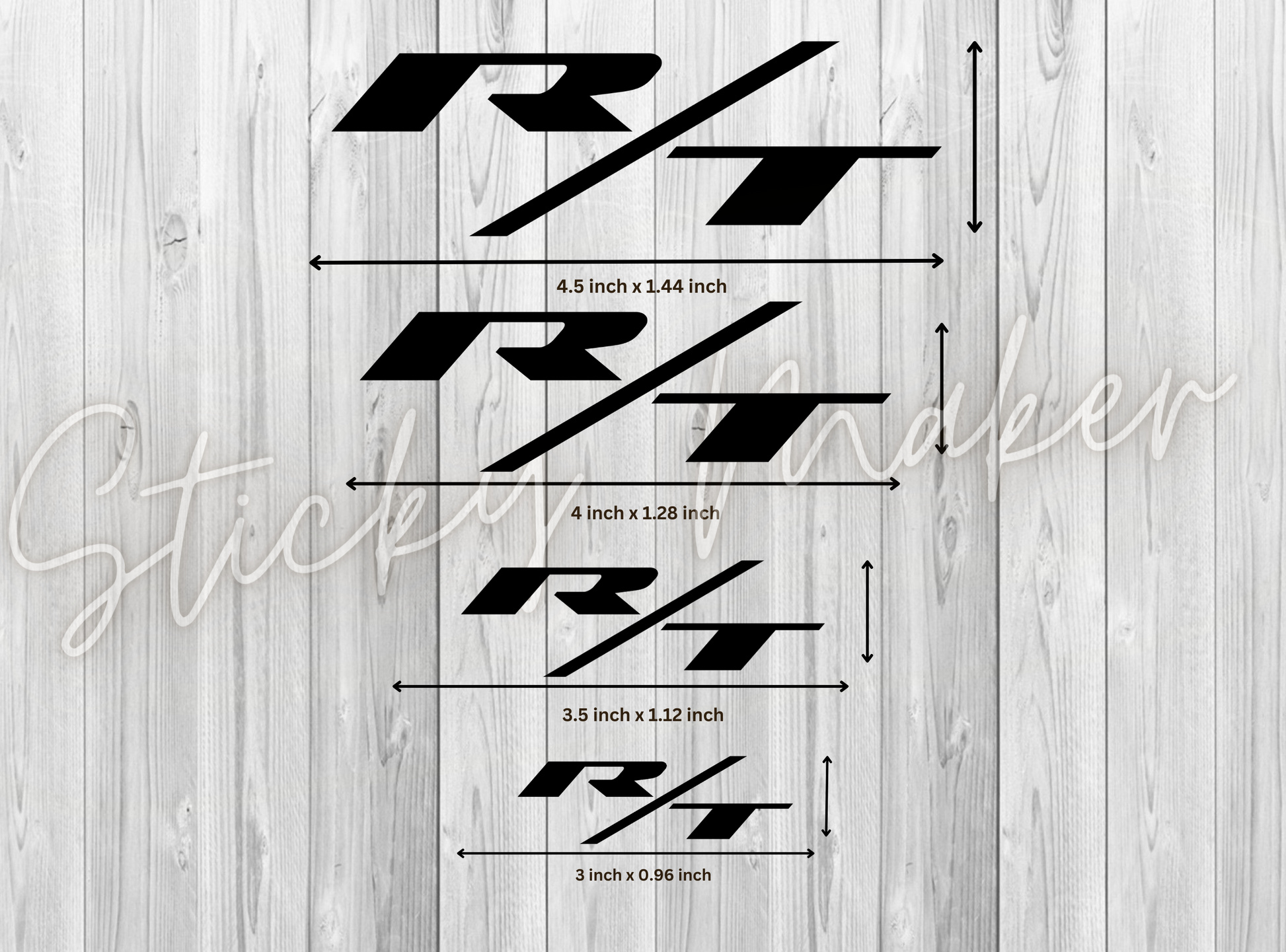 8x Dodge RT Brake Caliper Decals Vinyl | R/T RT Caliper Stickers Brake ...